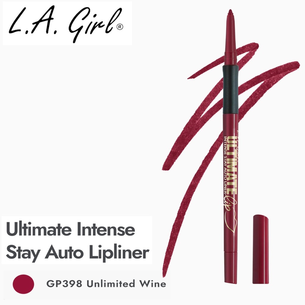 Unlimited Wine • Ultimate Intense Stay Auto Lipliner by L.A. Girl • New & Sealed